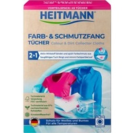 Heitmann chusteczki do prania wyłapujące kolor 45 sztuk