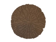 Záhradný nášľap CRACKED LOG hnedý, gumový