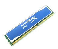 Pamięć RAM Kingston HyperX blu DDR3 8GB 1600MHz CL10 KHX1600C10D3B1/8G GW6M