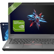 Notebook Lenovo ThinkPad T480 i7-8550U WQHD MX150 14 " Intel Core i7 16 GB / 512 GB čierny