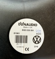 SUBWOOFER DYNAUDIO 5G0035591 VW GOLF VII Original neu