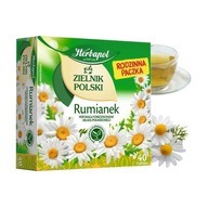 HERBAPOL ZIELNIK POLSKI herbata ziołowa RUMIANEK 40 TOREBEK