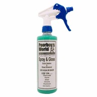 Quick detailer Poorboy's World Spray&Gloss 473ml QD z rozpylaczem
