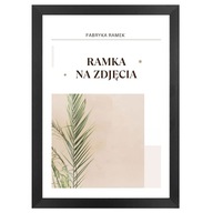 Ramka A4 czarna 21x30 ramki na zdjęcia dyplom