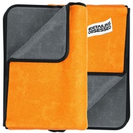 2× Uterák z mikrovlákna ADBL Puffy Towel r. XL 60x90 cm oranžovo-sivý