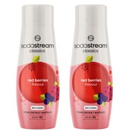 2× Sirup SodaStream Red Berries Zero Flavour 440 ml