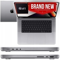 Fabrycznie nowy laptop Apple Macbook Pro 16 M1 16GB 512SSD SILVER