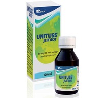 Unituss Junior syrop na suchy kaszel lek PRZECIWKASZLOWY 120 ml