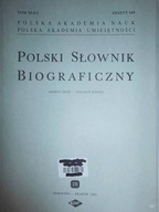 Polski słownik biograficzny. Zeszyt 169 -