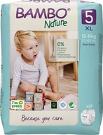 Pieluszki Bambo Nature JUNIOR 5, 12-18kg 22szt.