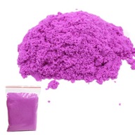 Piasek kinetyczny kinetic sand dla dzieci 1kg magiczna piaskolina fioletowy