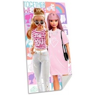 BARBIE Ręcznik kąpielowy plażowy bawełniany 70x140