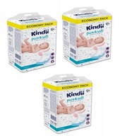 Kindii Pure&Soft Jednorazové podložky pre bábätká 90 kusov60cm x 40 cm