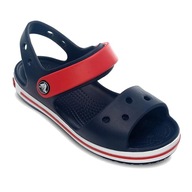 Sandały dziecięce Crocs Crockband Kids Sandal navy/red 23-24 EU