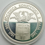 POLSKA - III RP : 200000 złotych - 200. rocznica Konstytucji 3 Maja - 1991