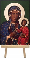 MAJK Ikona religijna MATKA BOSKA BOŻA CZĘSTOCHOWSKA 18 x 26 cm Średnia