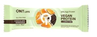 QNT Vegan Protein Bar 40g Chocolate Mandarine Proteínová tyčinka Vegánska