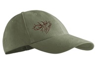 Myśliwska czapka khaki z daszkiem haft Byk