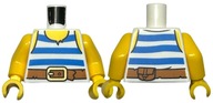 LEGO tors 973pb3974c01 figurka koszulka pirat piraci 1 szt N
