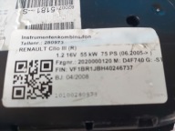 dials clock CLIO III 1.2 B 8200715181S