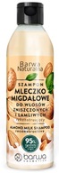 BARWA Prírodné mandľové mlieko Šampón pre poškodené vlasy a lámače
