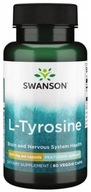 Swanson AjiPure L-Tyrozín 500mg 60kap Mozog Pamäť Regenerácia Aktivita