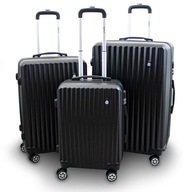 Sada 3 cestovných kufrov BARUT ABS čierna