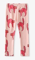 Legginsy spodnie bawełniane getry w KOTY różowe NOWE 98