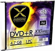 DVD+R EXTREME 4,7GB X16 - SLIM CASE pudełko
