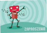 Zaproszenie ZZ-061 Robot (5 szt.)