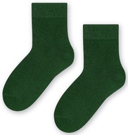 STEVEN KIDS ponožky BAVLNA 146 zelená 26-28