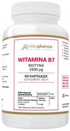 AltoPharma Vitamín B7 2500µg Biotín Nervový systém Krehké nechty