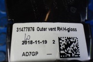 grid air conditioning devices left right 31477272 31477273 VOLVO S60 V60 III