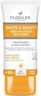 FLOS-LEK White & Beauty Krem Vegan Zapobiegający Przebarwieniom SPF50+ 30ml
