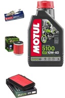 Servisná sada olej Motul, filtre, sviečka na motocykel Yamaha MT125