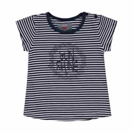Dievčenské tričko, tmavomodré, Kanz, veľ. 80