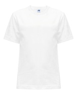 T-SHIRT KOSZULKA GIMNASTYCZNA NA WF BIAŁA 128cm 7+