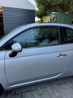 door left front left front complete FIAT 500 07- Z OSPRZETEM silver*