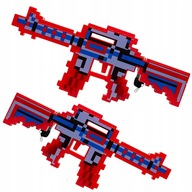 Puška Pixel červená MINECRAFT