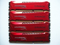 PAMIĘĆ RAM DDR3 KINGSTON HYPERX SAVAGE 4x8GB = 32GB