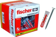 Fischer DUOPOWER 8x40 S z wkrętem 5x55mm 50 szt.