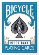 Hracie karty Bicycle Standard Rider Back Tyrkysová 1 balíček