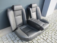 hinten heck Sitz BMW E65 LIFT grzana schwarze Leder