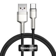 Kabel Przewód USB do USB-C Baseus 66W 6A 1m Czarny