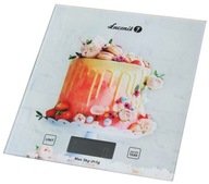 Elektroniczna waga kuchenna wysoka jakość dotykowa szklana płaska LCD 5kg