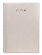 Kalendarz książkowy 2024 A5 2024 beżowy FOGI tygod