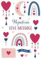 PAPETERIA ZESTAW LISTOWY LOVE MESSAGE
