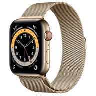 Kovový remienok Apple Watch 42/44 zlatý