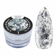 Żel do zdobień EM Nail Paint Premium Glitter Art Gel A Piece of Moon 1