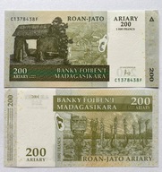 MADAGASKAR - 200 ARIARY - 2004 - P-87 UNC